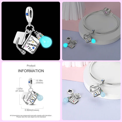 Original Design Charms pendant 925 Sliver Bracelet bead DIY Jewelry Gifts 912349723-C