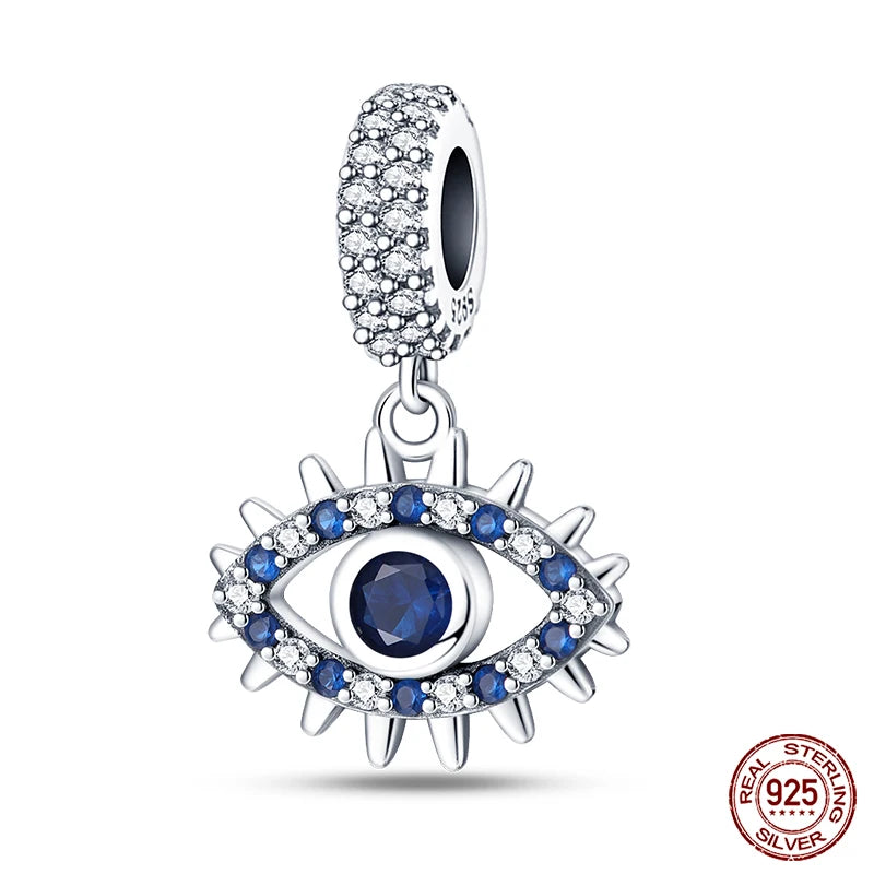 Fashion Bee Astronaut Eiffel Tower 925Silver Charms Beads  Original Bracelet Fine DIY Jewelry 912349723-400S