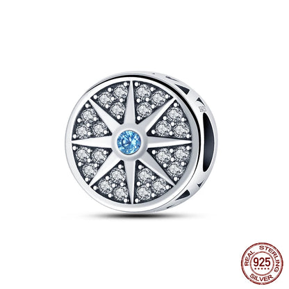 Classic Devil's Eye Charms Beads Original Bracelet Fine DIY Jewelry 925 Sterling Silver 912349723-700S