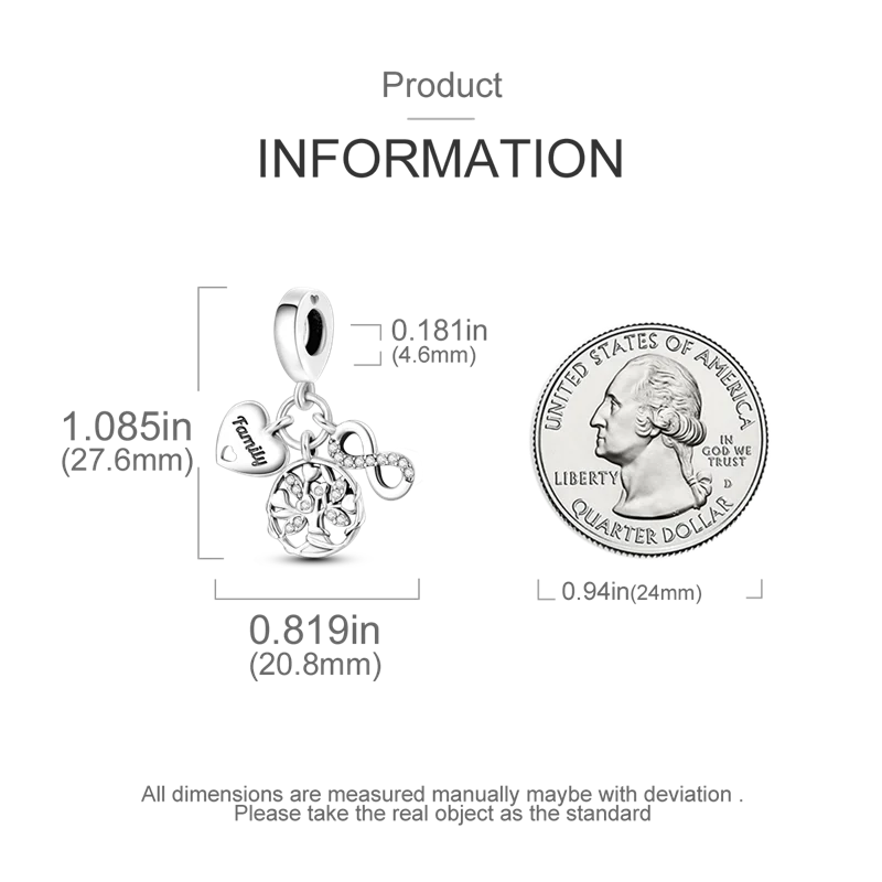 925 Silver Charms Beads Original Bracelet DIY Jewelry 912349723-600S