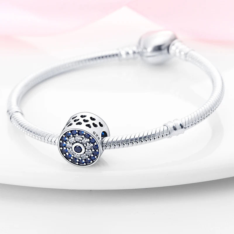 Fashion Bee Astronaut Eiffel Tower 925Silver Charms Beads  Original Bracelet Fine DIY Jewelry 912349723-400S