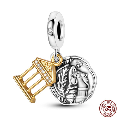 Original Design Charms pendant 925 Sliver Bracelet bead DIY Jewelry Gifts 912349723-C