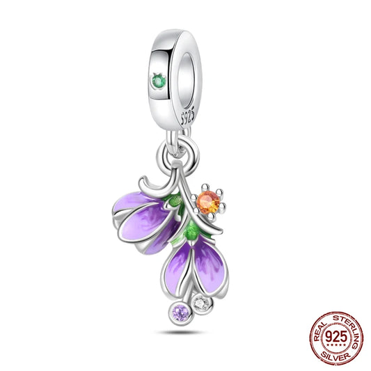 Silver Charms Beads Color Series Original Bracelets DIY 912349723- 912349723-PAC923