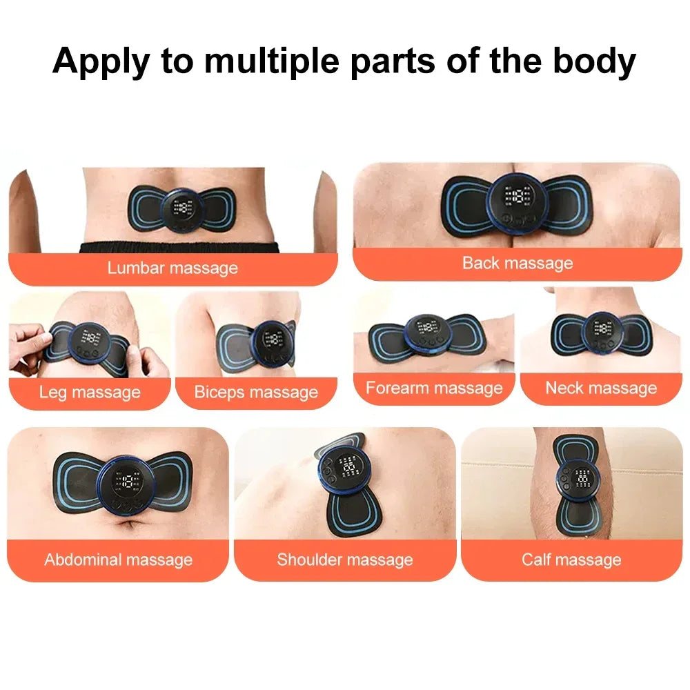 AI Electric Massager Effectively Relieve Pain In The Neck, Back, Waist, Legs Activate Muscle Slimming Massage And Body Health Care