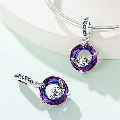 Fashion Bee Astronaut Eiffel Tower 925Silver Charms Beads  Original Bracelet Fine DIY Jewelry 912349723-400S