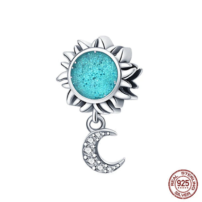 Fashion Bee Astronaut Eiffel Tower 925Silver Charms Beads  Original Bracelet Fine DIY Jewelry 912349723-400S