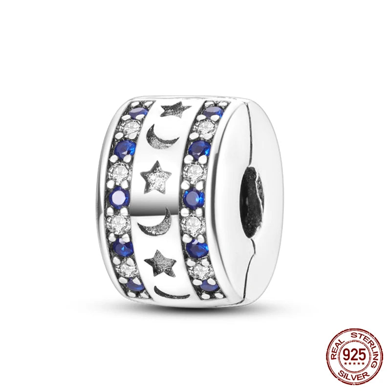 Fashion Bee Astronaut Eiffel Tower 925Silver Charms Beads  Original Bracelet Fine DIY Jewelry 912349723-400S