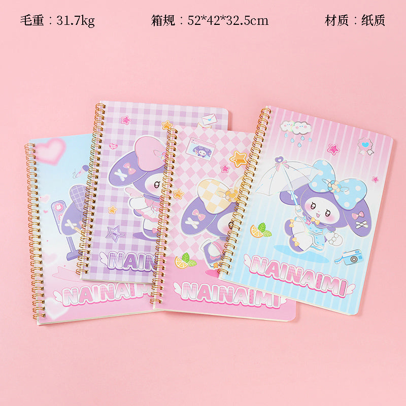 Cuaderno de espiral Premium XX-18003 Nana Mi con relieve dorado M.81 