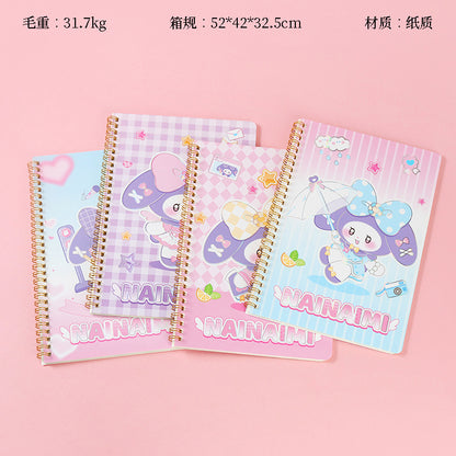 Cuaderno de espiral Premium XX-18003 Nana Mi con relieve dorado M.81 