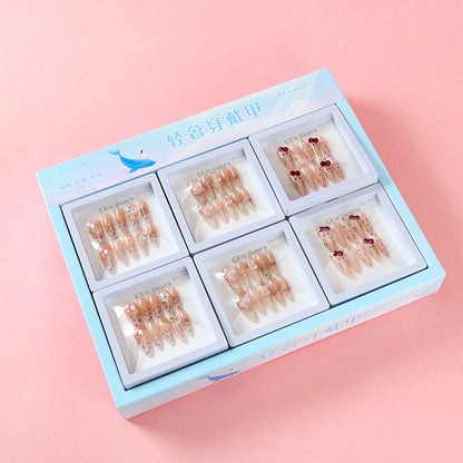 946 Printed and Diamond-studded Fake Nails M.52