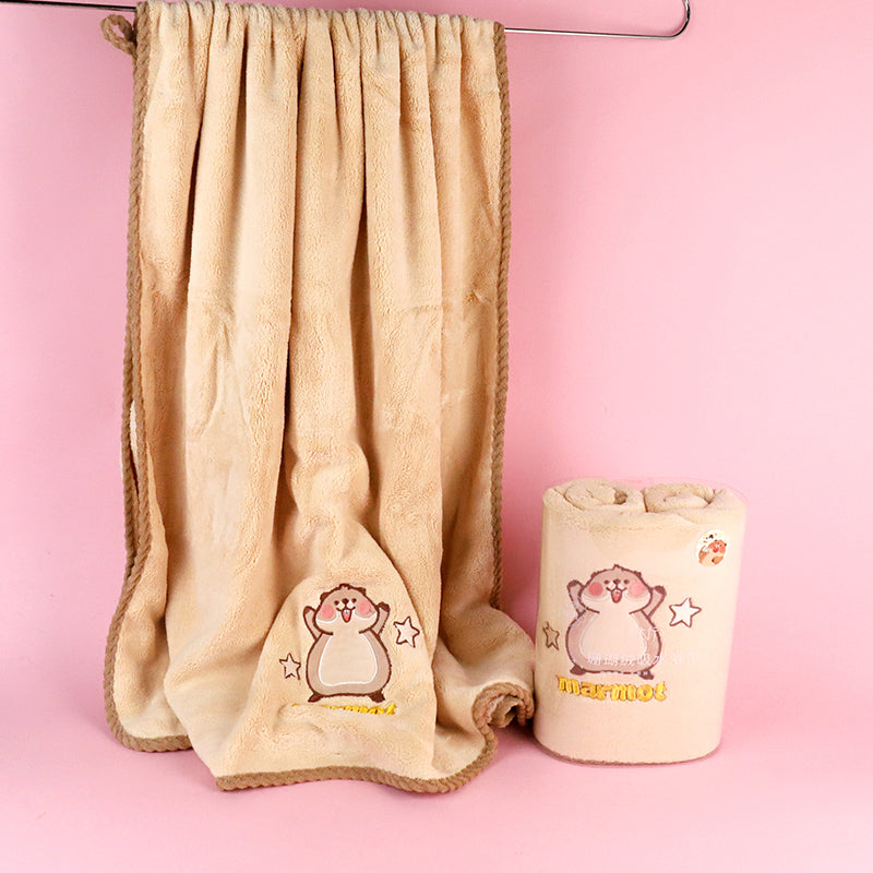 M.25 JPDBModel YJ-763 Marmot-Shaped Bath Towel