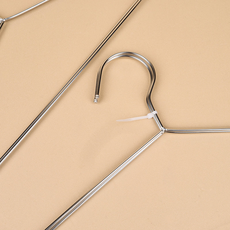 201 2-Piece Stainless Steel Non-Slip Hangers M.15