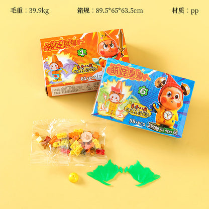 Qiyu K9206 Lindos bloques de construcción infantiles con forma de estrella M.02 