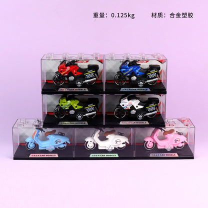 8001A Alloy Pull - back Motorcycle M.03 JPDB