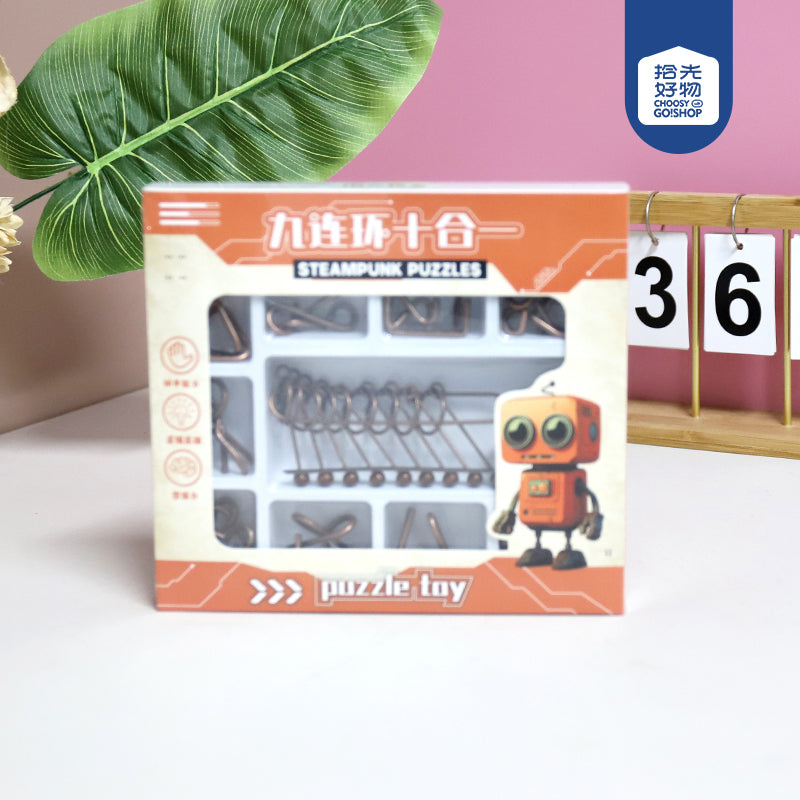 M268 Punk-style Intelligence Buckle 10-Piece Set M.07 JPDB