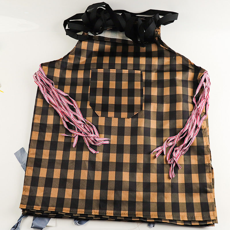 Pocket checkered apron M.28