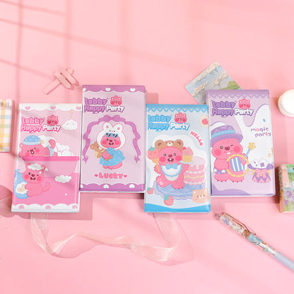 Menglulu Stress Relief Pocket Notebook XX-0860 8.3*13.8cm Portable Soft Cover Daily Writing M.81