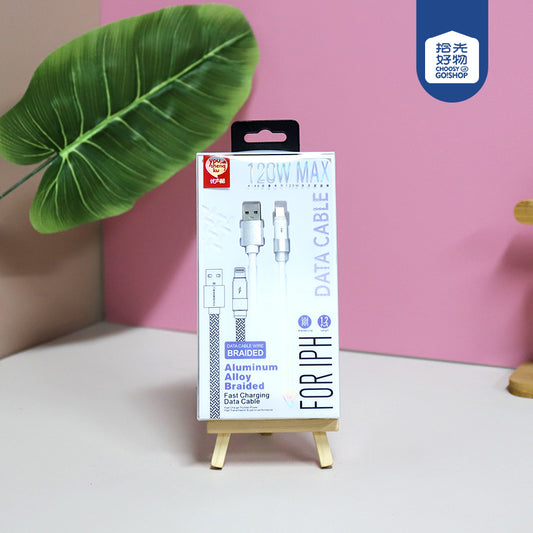 K - 48 USB - C Cable for iPhone 20W PD Fast Charging Braided Durable Cord A.12 JPDB