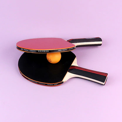 6940 Table Tennis Racket - Double-Sided Inverted Rubber 5-Ply Wooden Blade for Beginners & Advanced Training M.92 JPDB