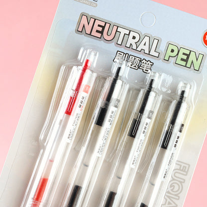 Four Superb Gel Pens for Intensive Practice - No.1216! These pens write smoothly, perfect for extensive problem - solving sessions. M.82