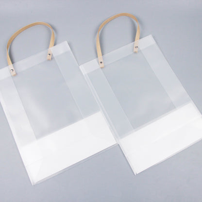 Large-sized vertical gift bag with transparent rivets M24 M.73
