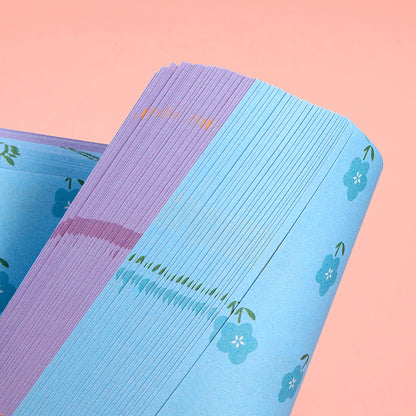 028 Printed Origami Paper 17x17cm Watercolor Patterns 60g Craft Paper for Kids & Adults M.81