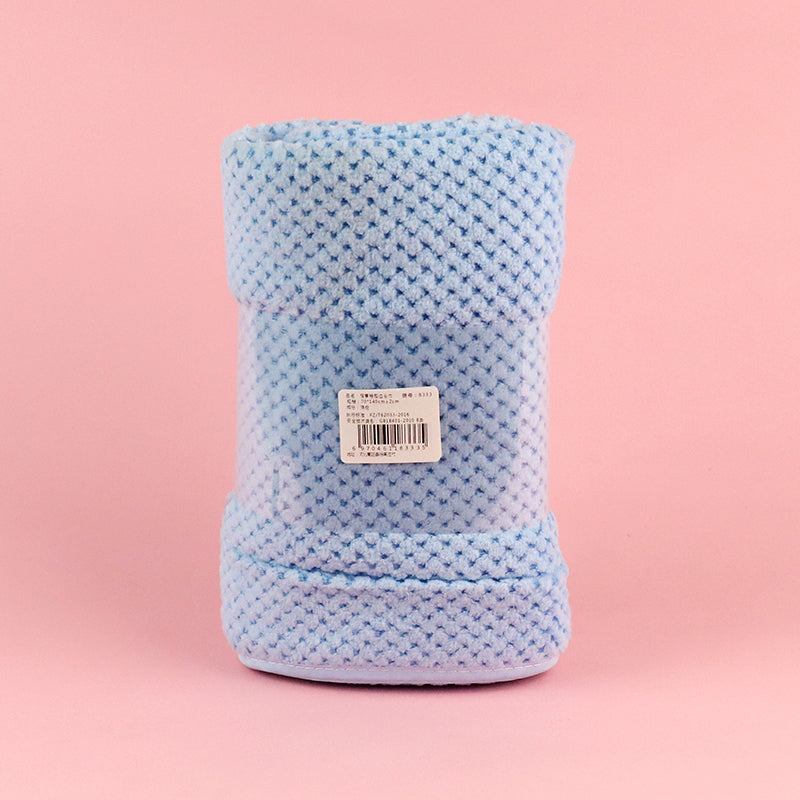 M.25 JPDBModel 8333 Coral Fleece Pineapple Lattice Piped Bath Towel