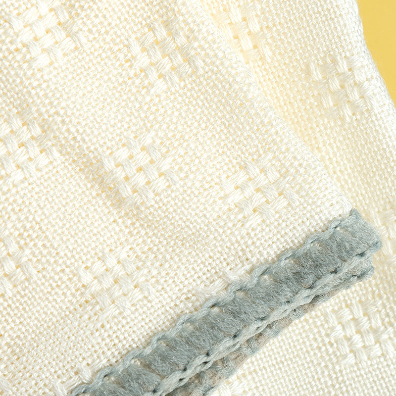 Mixiaoqi 238 checks in two wood fiber dishcloths M13