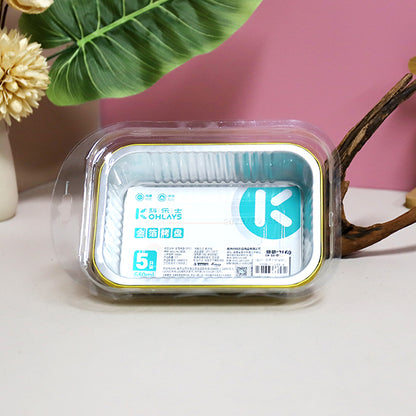 CHOREUSY Model 7861 Disposable Gold Foil Square Baking Tray (5 Pcs)M.27