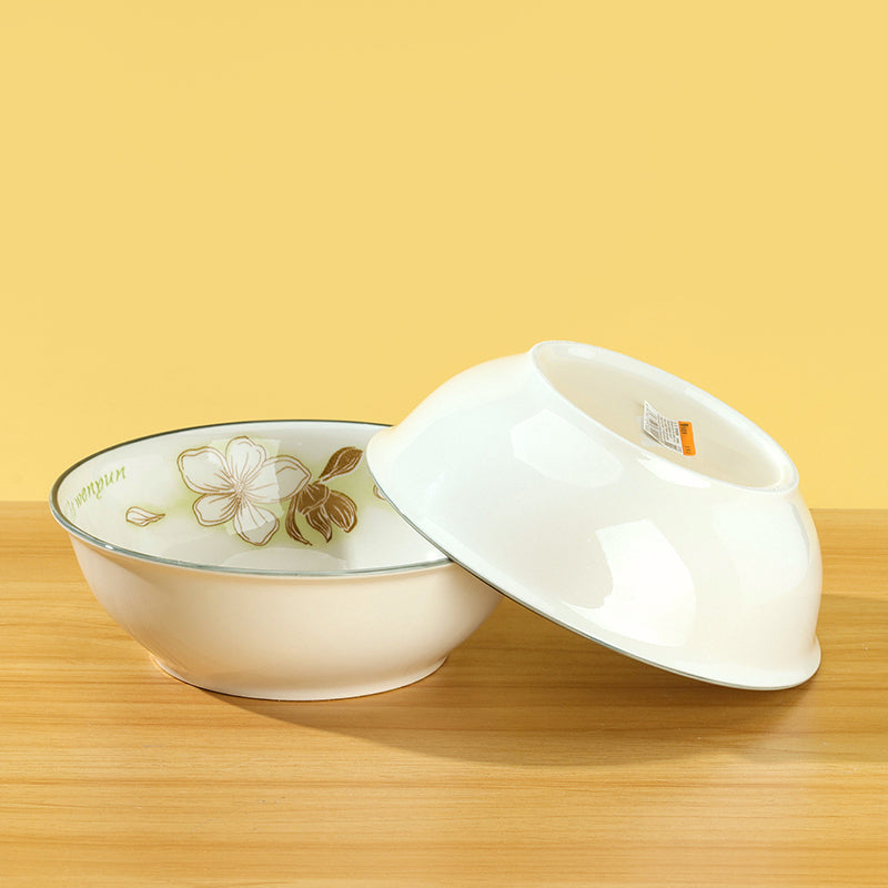 7-inch Printed Zhengu Bowl with Ice Magnolia Pattern M.66 JPDB