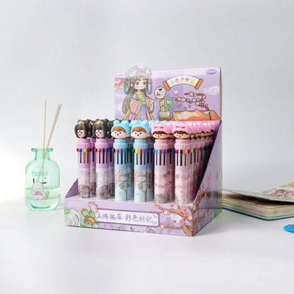 XX - 6628 "Tang Palace Night Banquet" Ten - color Notebook Pens M.82