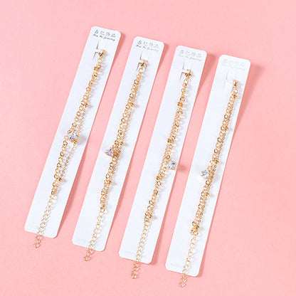 Double-Layer Zircon Bead Bracelet  M.43