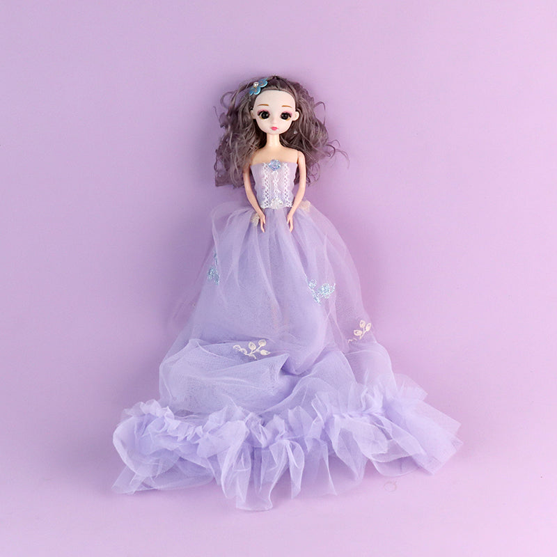 3D Eye Embroidered Small Floral Doll (Assorted) M.04 JPDB