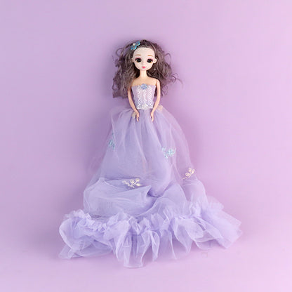 3D Eye Embroidered Small Floral Doll (Assorted) M.04 JPDB