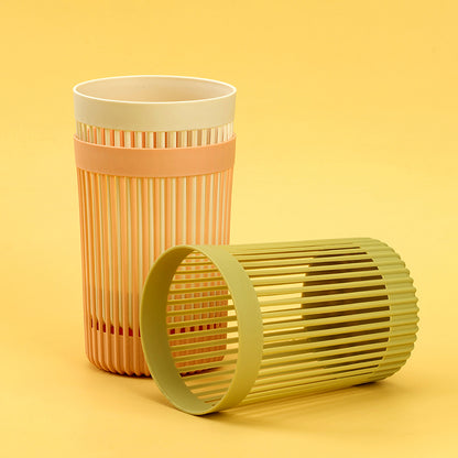 3017 Vertical Striped Storage Bucket M.13