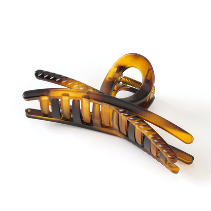 M42 4.33 Inch Large Hair Claw with Matte Cross Design