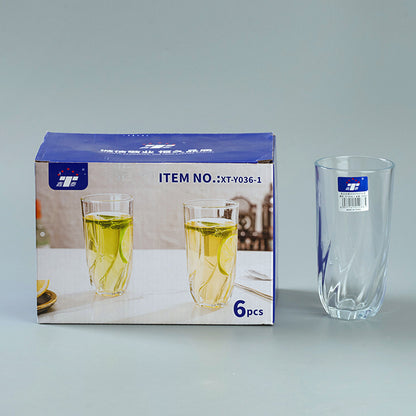 Model 036-1 Flame Pattern Juice Glass Cup M.17