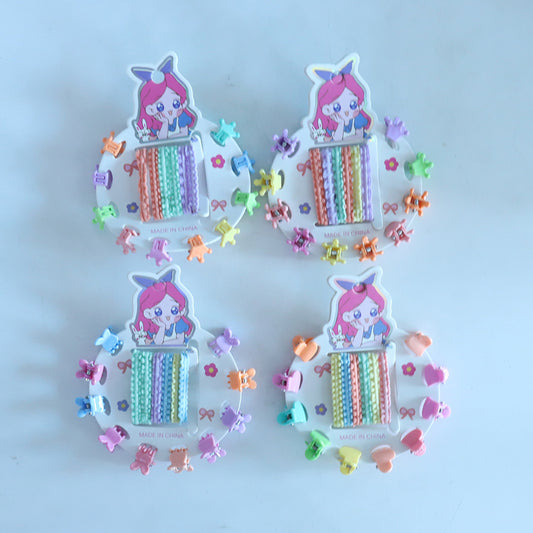 M42 boxed claw clip + hair tie set