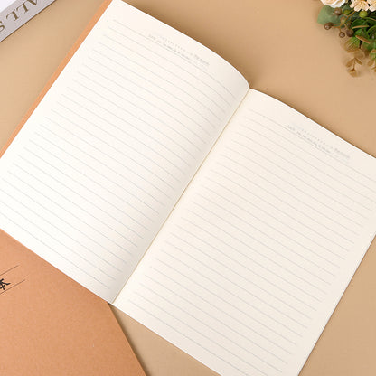 Premium Zhongxuan 16K Top-Grain Leather Stitched Notebook M.81