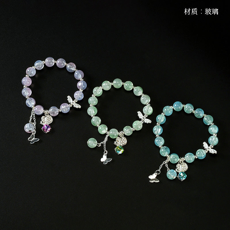 New Style Gem Diamond Butterfly Bracelet  M.43