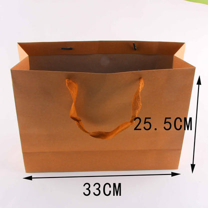 Large-sized cowhide gift bag, horizontal (26*12*32) M24