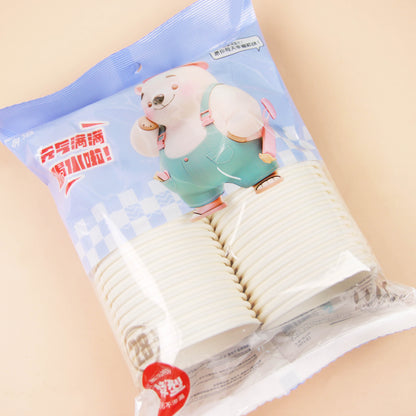 JJ-142 Little Bear Disposable Paper Cups (28 pieces) (80 pieces per carton) M.26