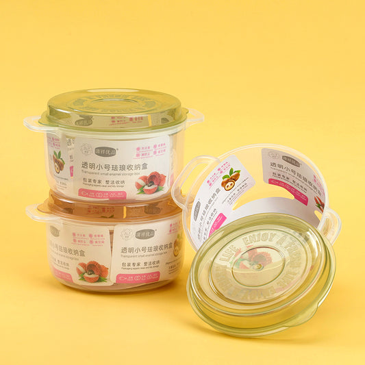 9868 Transparent Small Enamel Storage Box M.13