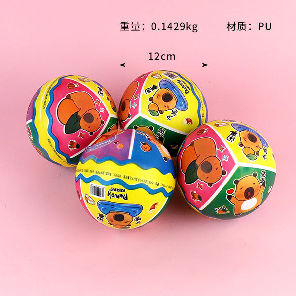 Bola de 5 pulgadas con estampado de capibara 310 JPDB 