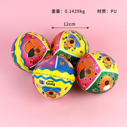 Bola de 5 pulgadas con estampado de capibara 310 JPDB 