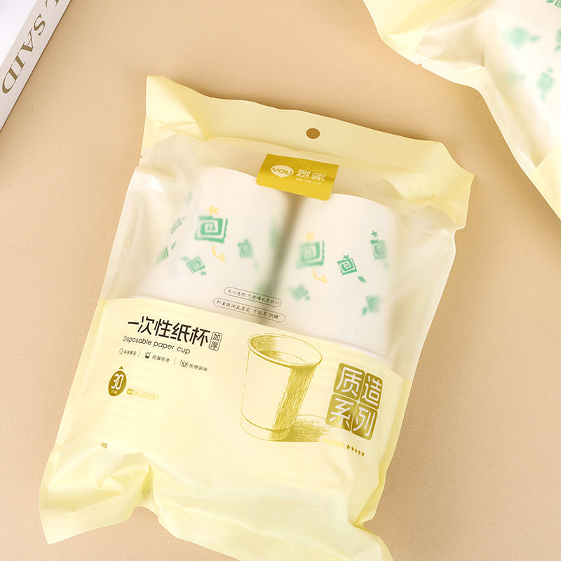 JJ-0521 Disposable Paper Cups (30 pieces) M.26