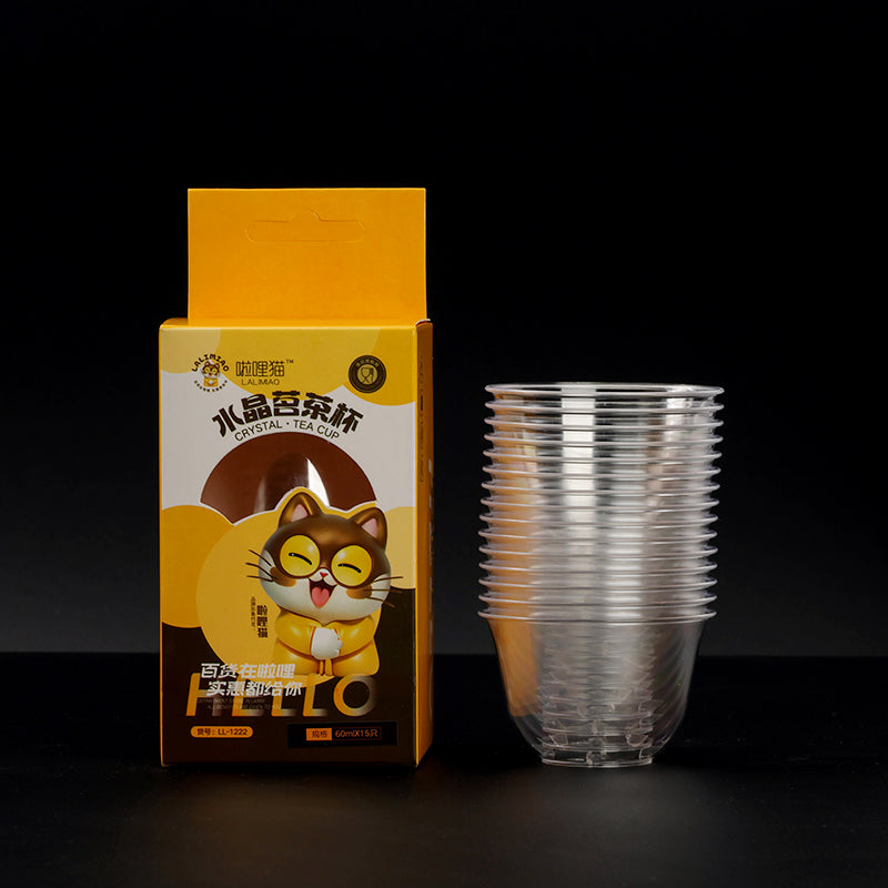 M26CB-6907 Crystal Tea Cup 60ml (15 pieces) M.26