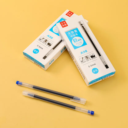 Bolígrafo de gel Zhongxuan A98 de gran capacidad (azul, paquete de 12) M.82