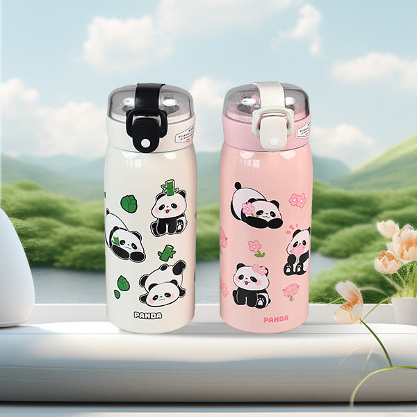 H-BW-1333 Panda Straw Vacuum Insulated Mug (350ml) M.26 JPDB
