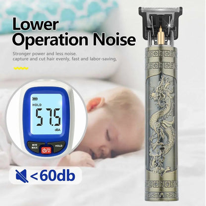 Vintage Electric Hair Clipper Shaver  Professional Barber Trimmer for Men